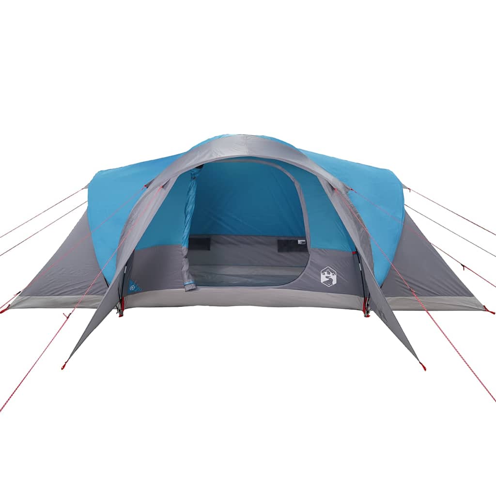 vidaXL Family Tent Dome 6-Person Blue Waterproof - 494 x 370 x 190 cm