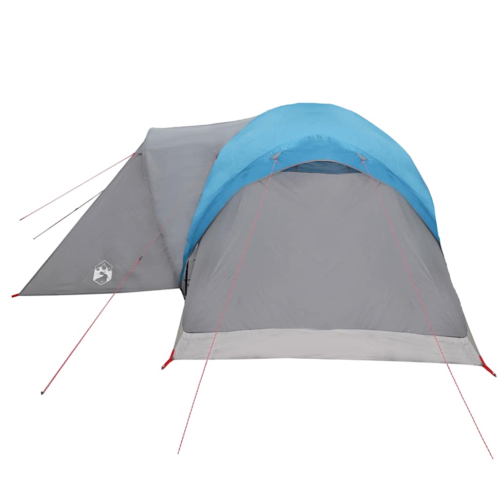 vidaXL Family Tent Dome 6-Person Blue Waterproof - 494 x 370 x 190 cm