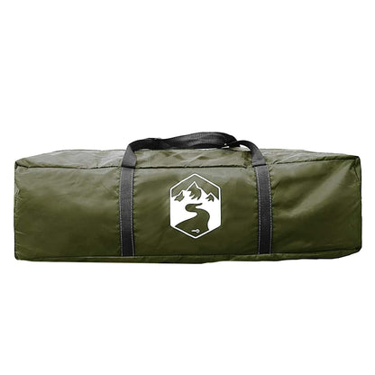 vidaXL Family Tent Dome 6-Person Olive Green Waterproof - 494 x 370 x 190 cm