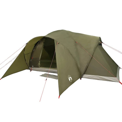 vidaXL Family Tent Dome 6-Person Olive Green Waterproof - 494 x 370 x 190 cm