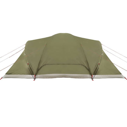 vidaXL Family Tent Dome 6-Person Olive Green Waterproof - 494 x 370 x 190 cm