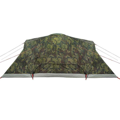 vidaXL Family Tent Dome 6-Person Camouflage Waterproof - Multicolour - 494 x 370 x 190 cm