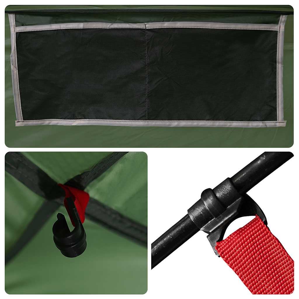 vidaXL Shower Tent Green Waterproof - 37067