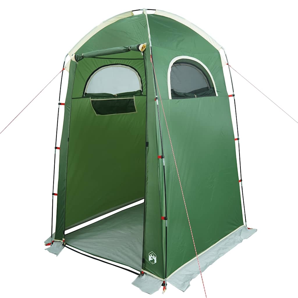 vidaXL Shower Tent Green Waterproof - 37067