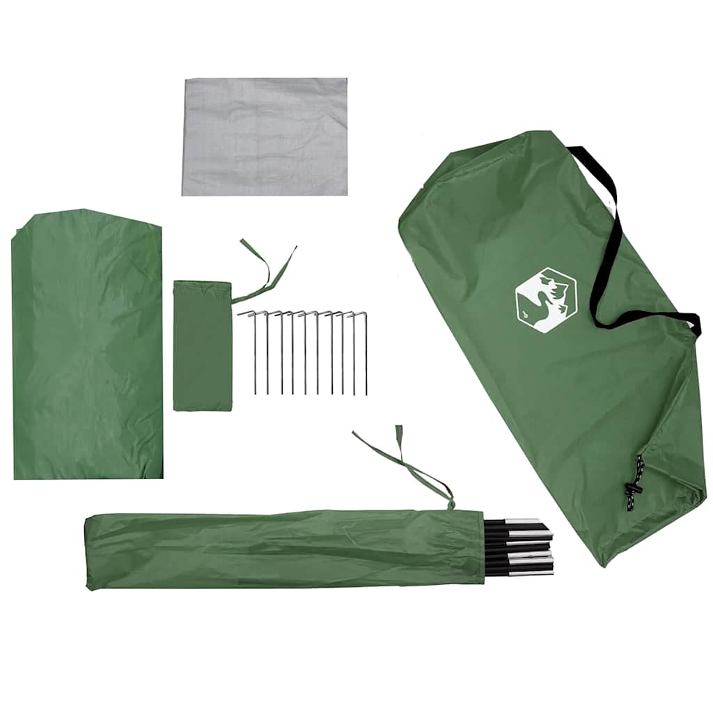 vidaXL Shower Tent Green Waterproof - 37067
