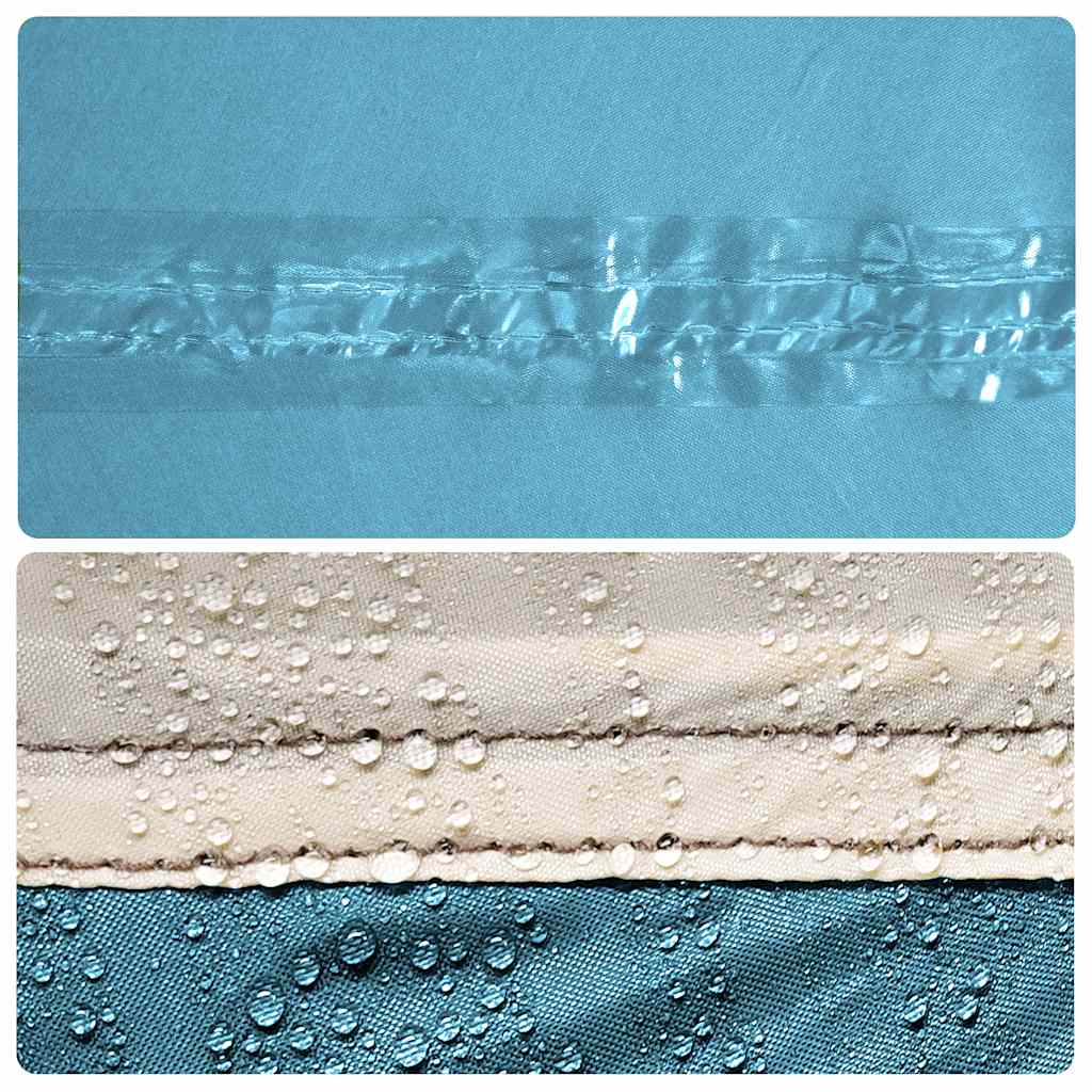 vidaXL Shower Tent Blue Waterproof - 37074