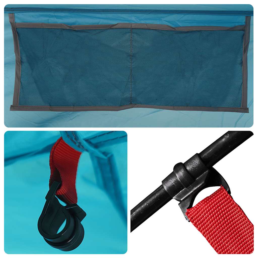 vidaXL Shower Tent Blue Waterproof - 37074