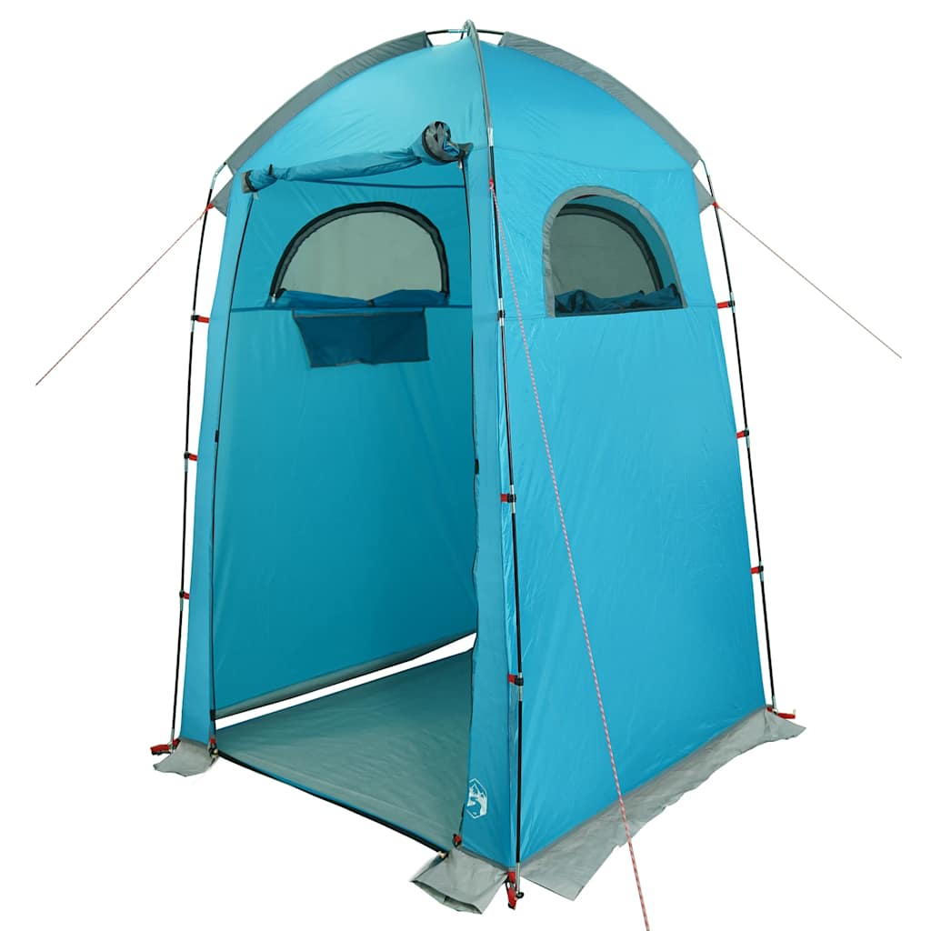 vidaXL Shower Tent Blue Waterproof - 37074