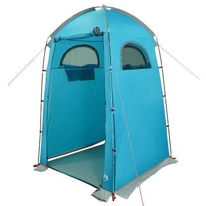 vidaXL Shower Tent Blue Waterproof - 37074