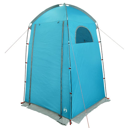 vidaXL Shower Tent Blue Waterproof - 37074