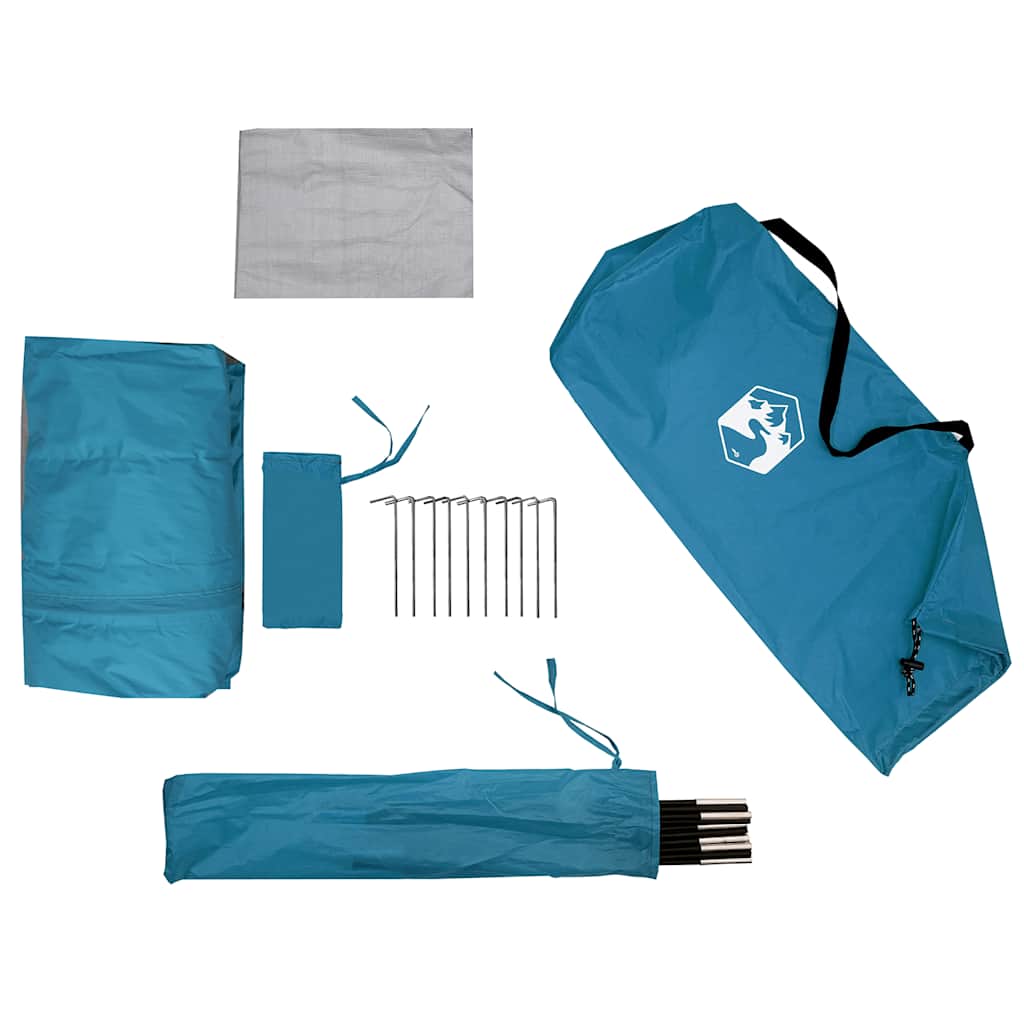vidaXL Shower Tent Blue Waterproof - 37074