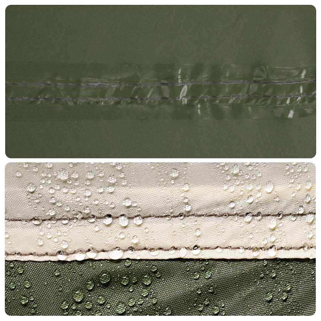 vidaXL Shower Tent Olive Green Waterproof