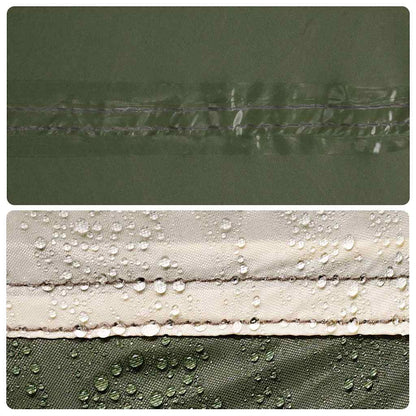 vidaXL Shower Tent Olive Green Waterproof