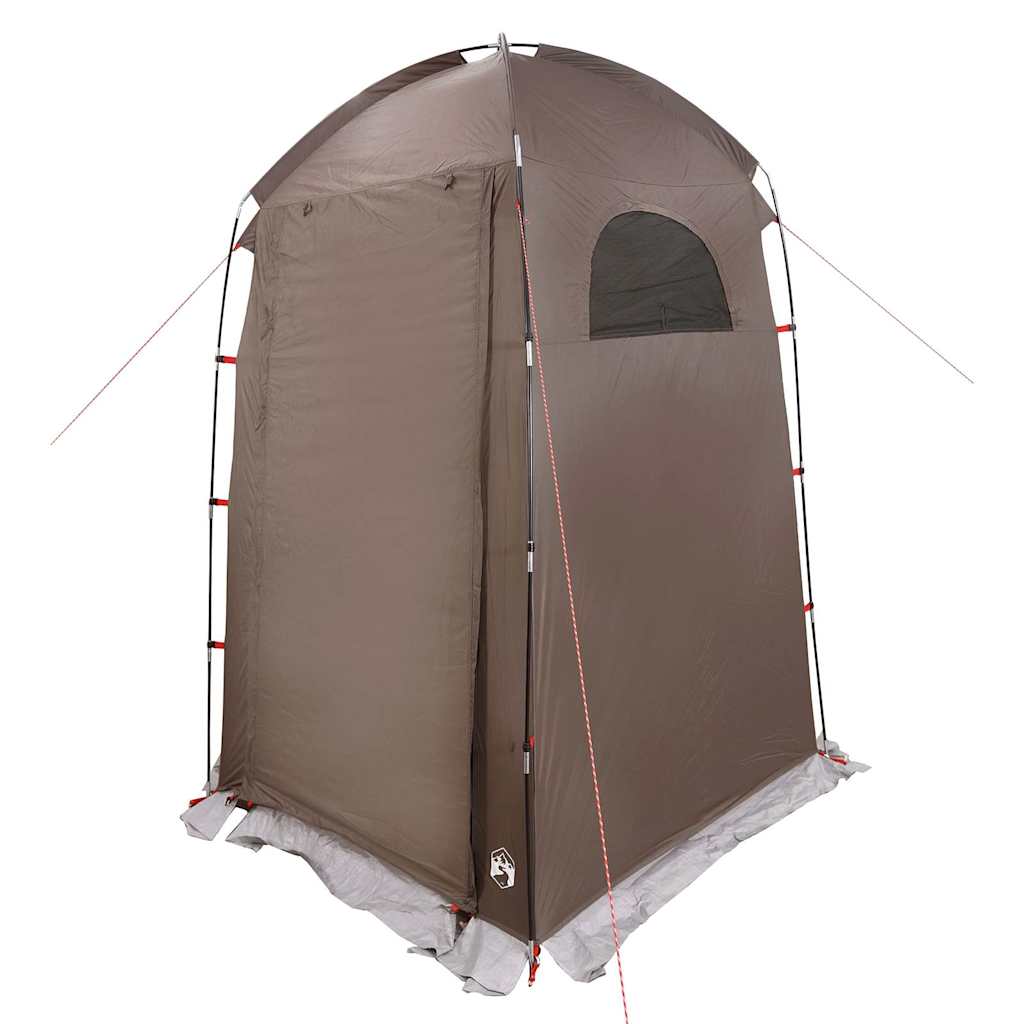 vidaXL Shower Tent Brown Waterproof - 37079