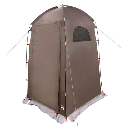 vidaXL Shower Tent Brown Waterproof - 37079