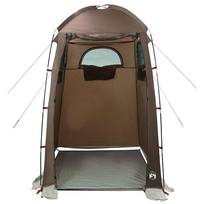 vidaXL Shower Tent Brown Waterproof - 37079