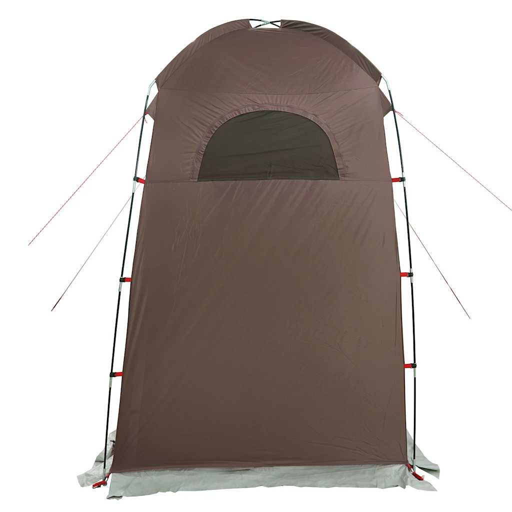 vidaXL Shower Tent Brown Waterproof - 37079