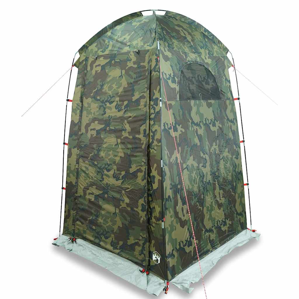 vidaXL Shower Tent Camouflage Waterproof - Multicolour