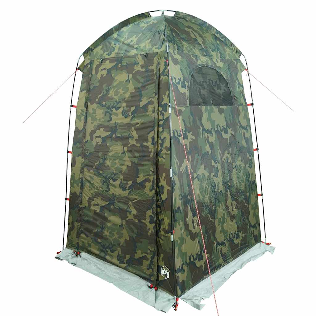vidaXL Shower Tent Camouflage Waterproof - Multicolour