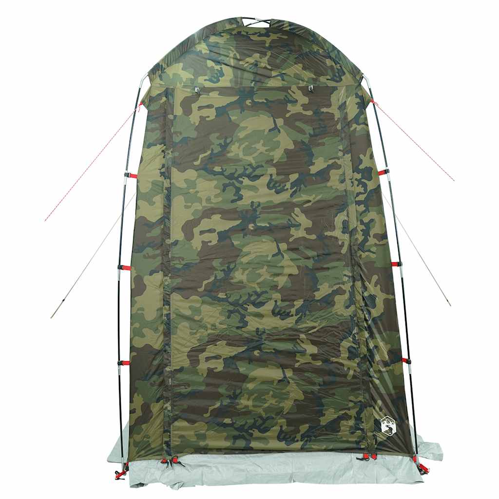 vidaXL Shower Tent Camouflage Waterproof - Multicolour