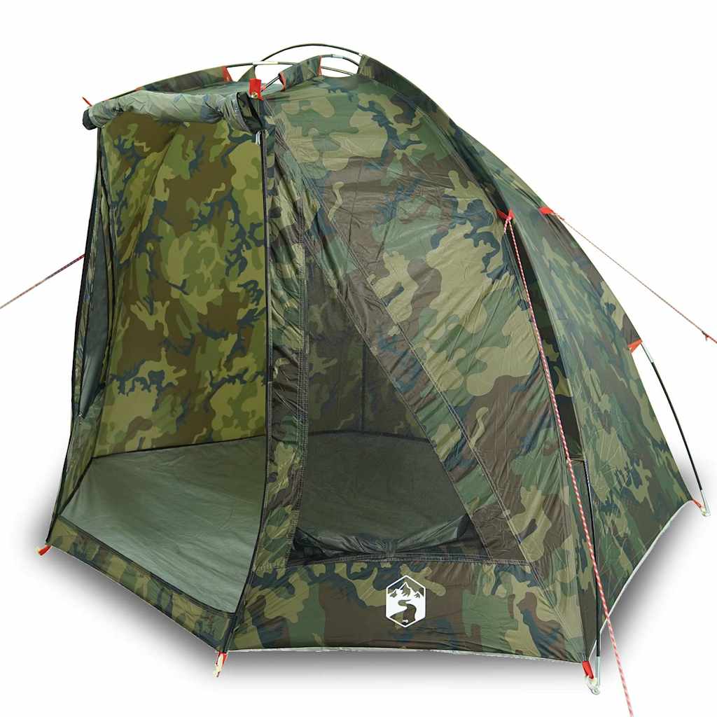 vidaXL Fishing Tent Camouflage Waterproof - Multicolour