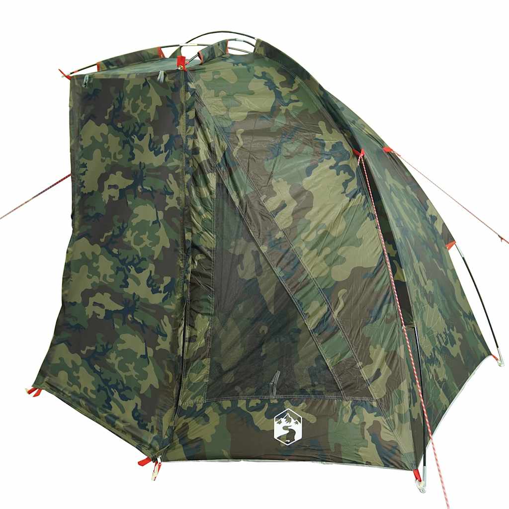 vidaXL Fishing Tent Camouflage Waterproof - Multicolour