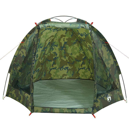 vidaXL Fishing Tent Camouflage Waterproof - Multicolour