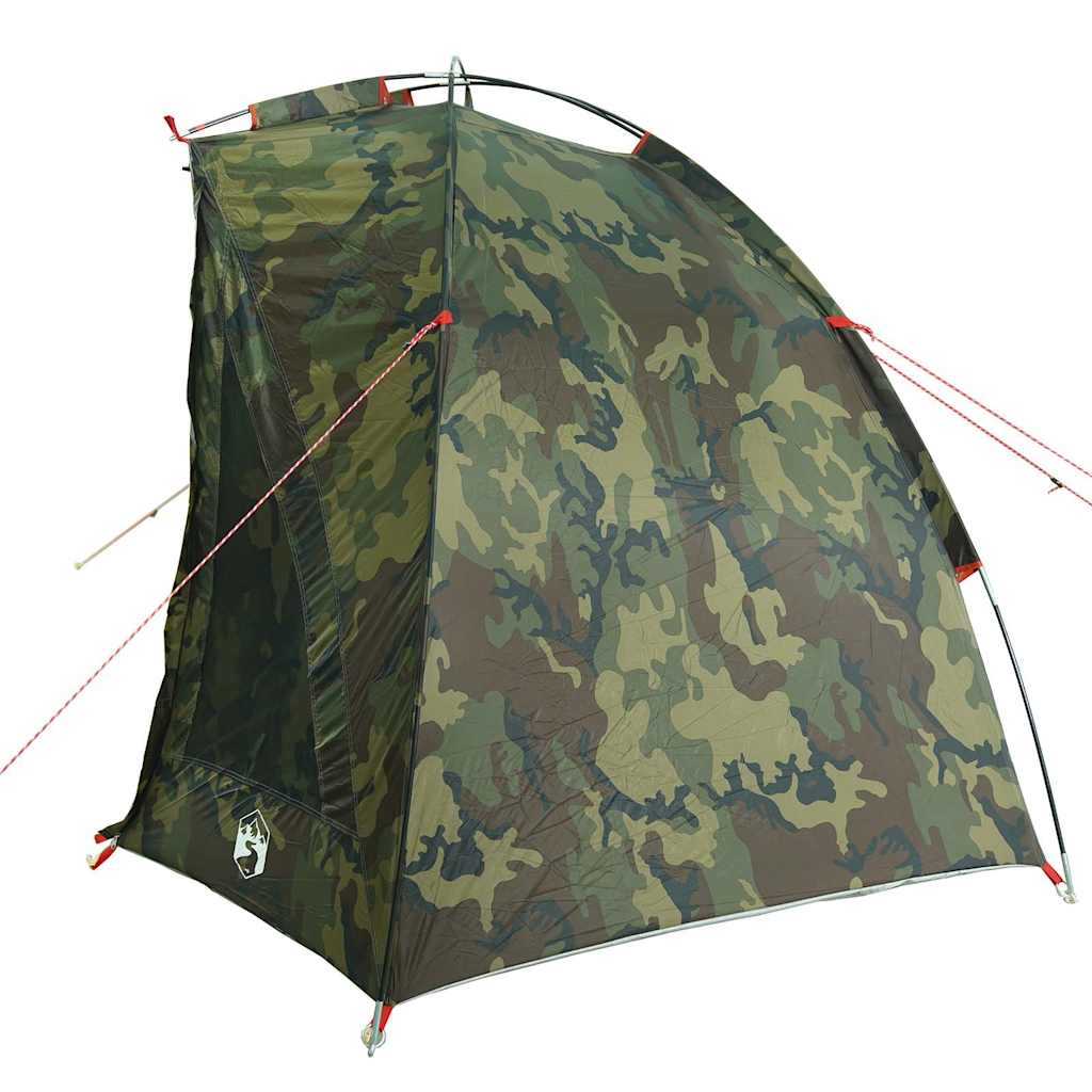 vidaXL Fishing Tent Camouflage Waterproof - Multicolour