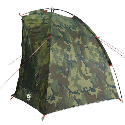 vidaXL Fishing Tent Camouflage Waterproof - Multicolour