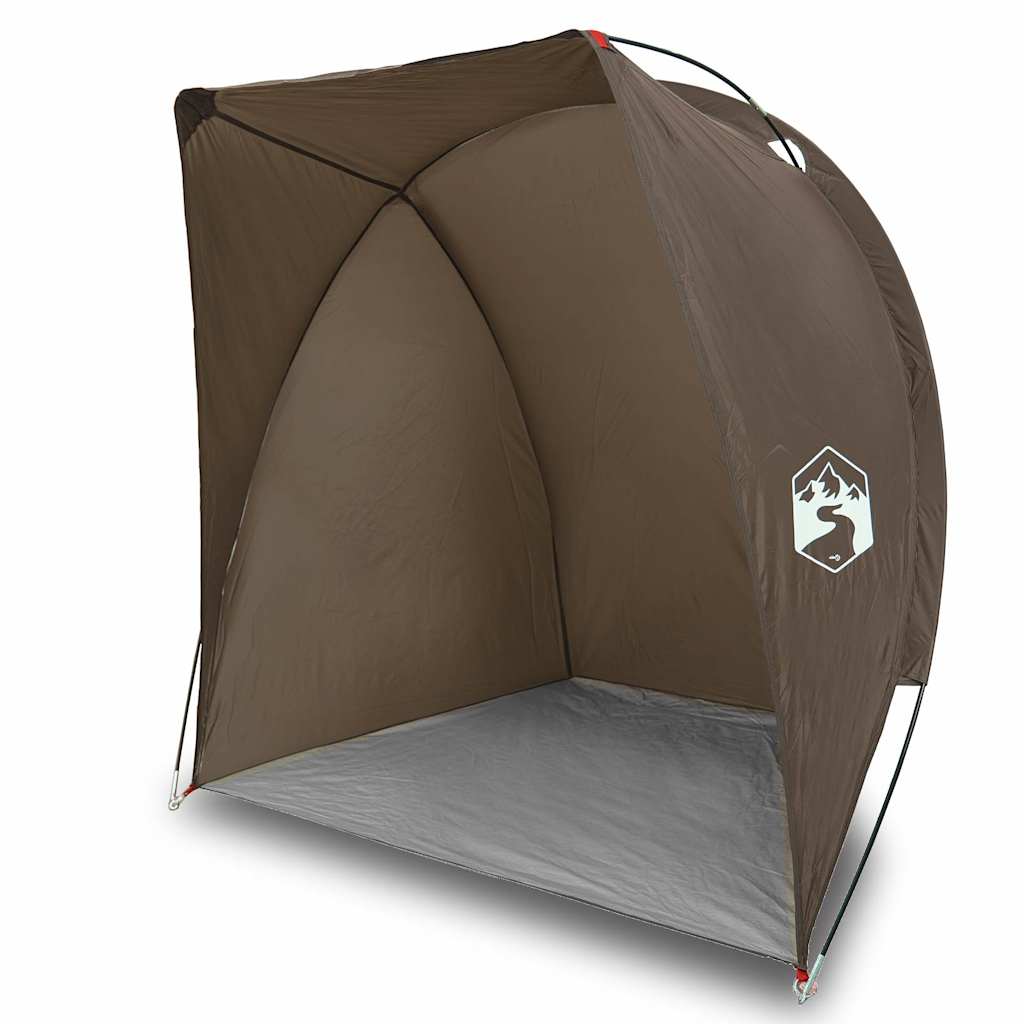 vidaXL Fishing Tent Brown Waterproof - 37103