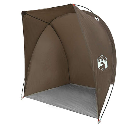 vidaXL Fishing Tent Brown Waterproof - 37103