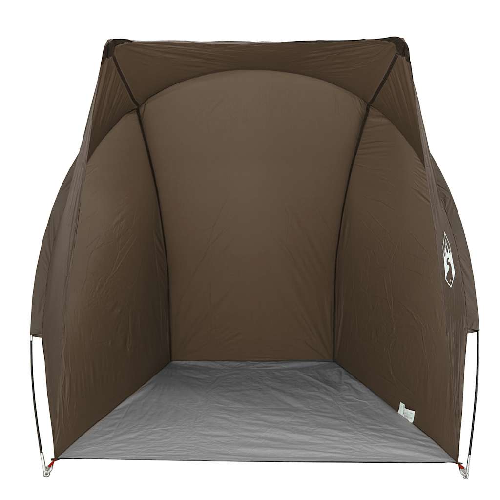 vidaXL Fishing Tent Brown Waterproof - 37103