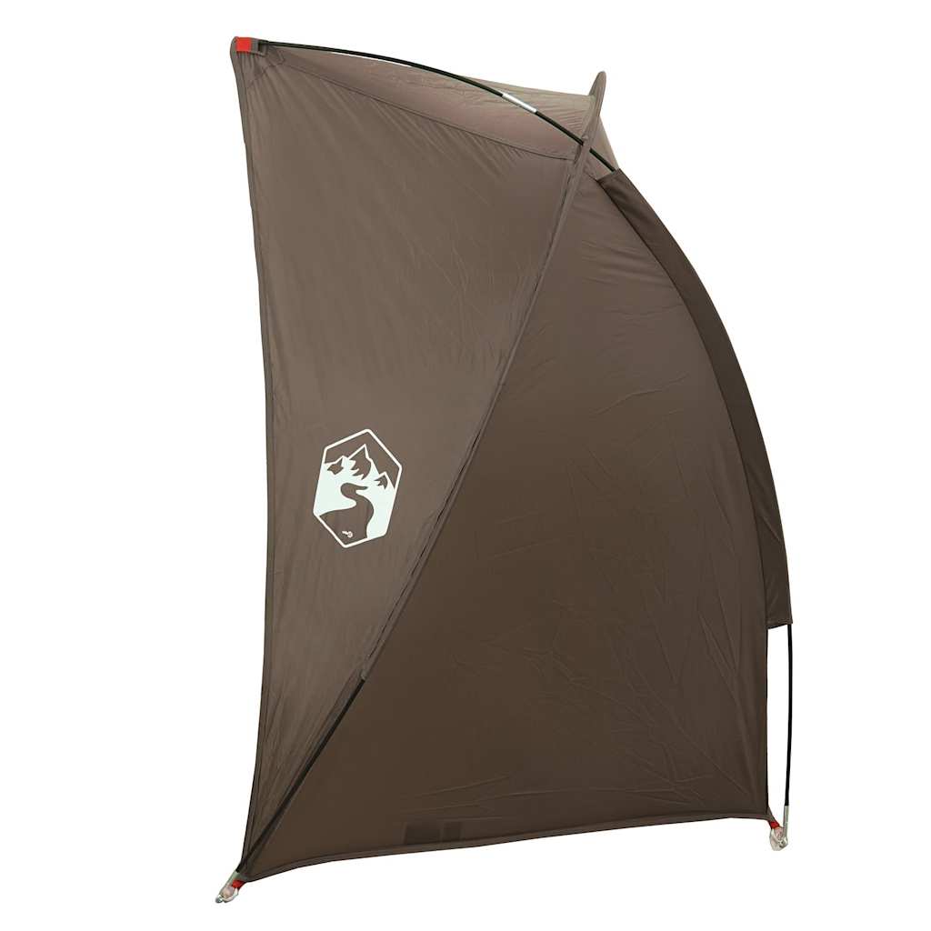 vidaXL Fishing Tent Brown Waterproof - 37103