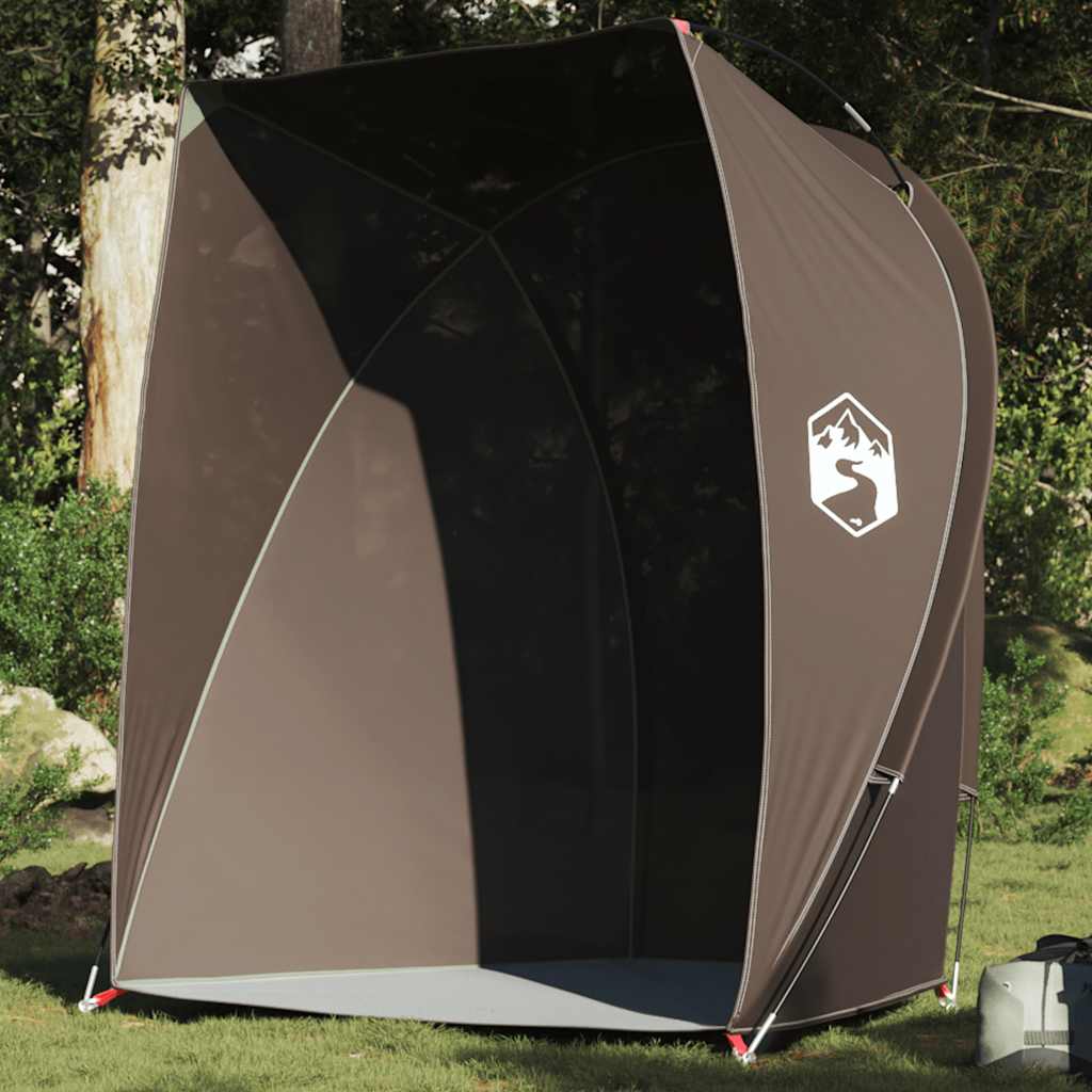 vidaXL Fishing Tent Brown Waterproof - 37103