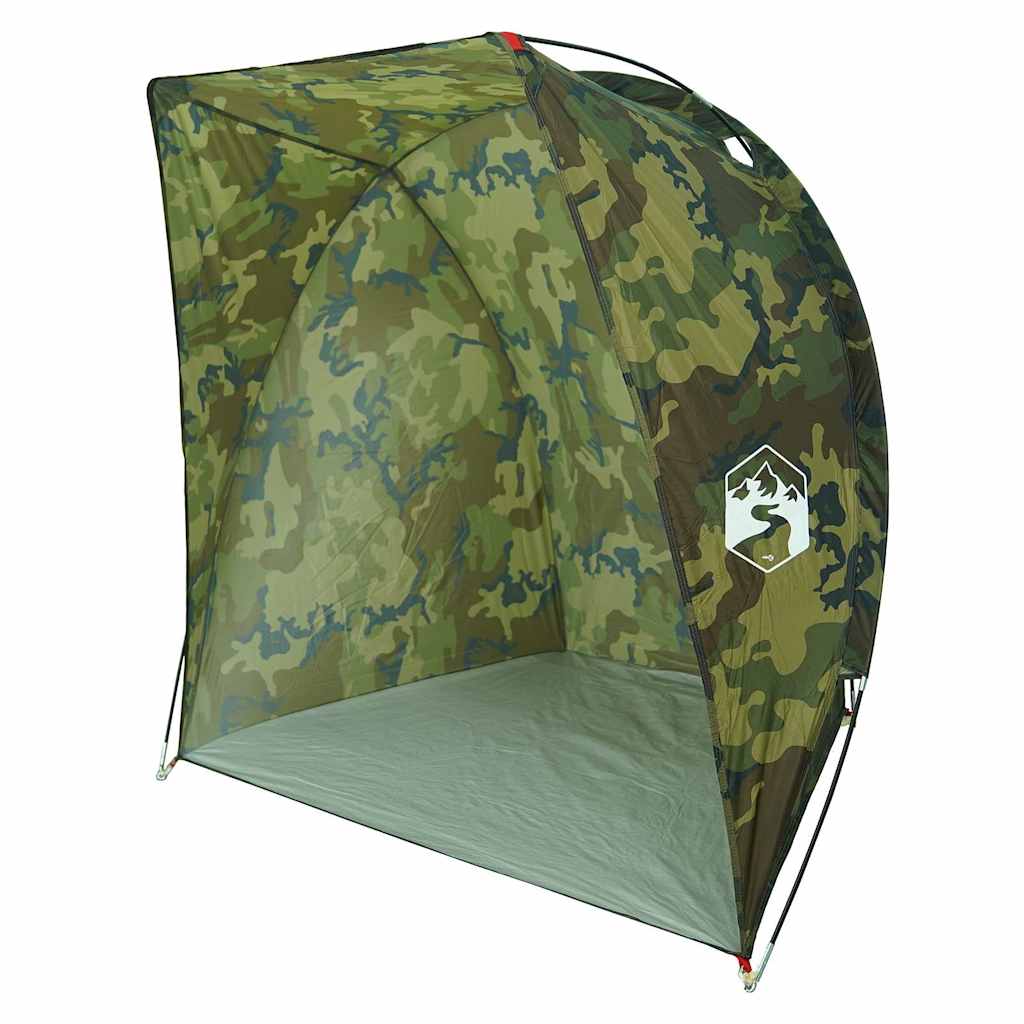 vidaXL Fishing Tent Camouflage Waterproof - Multicolour - 37116
