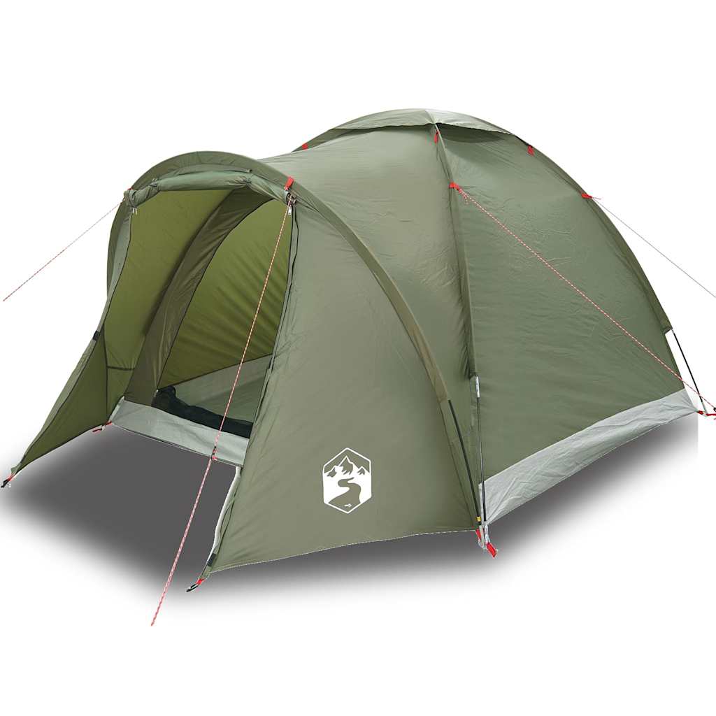 vidaXL Fishing Tent 2-Person Olive Green Waterproof - 37123