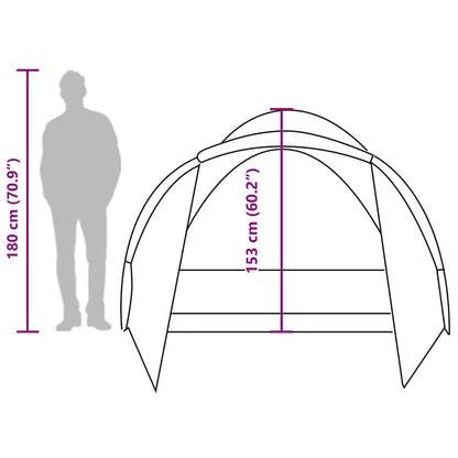 vidaXL Fishing Tent 2-Person Olive Green Waterproof - 37123