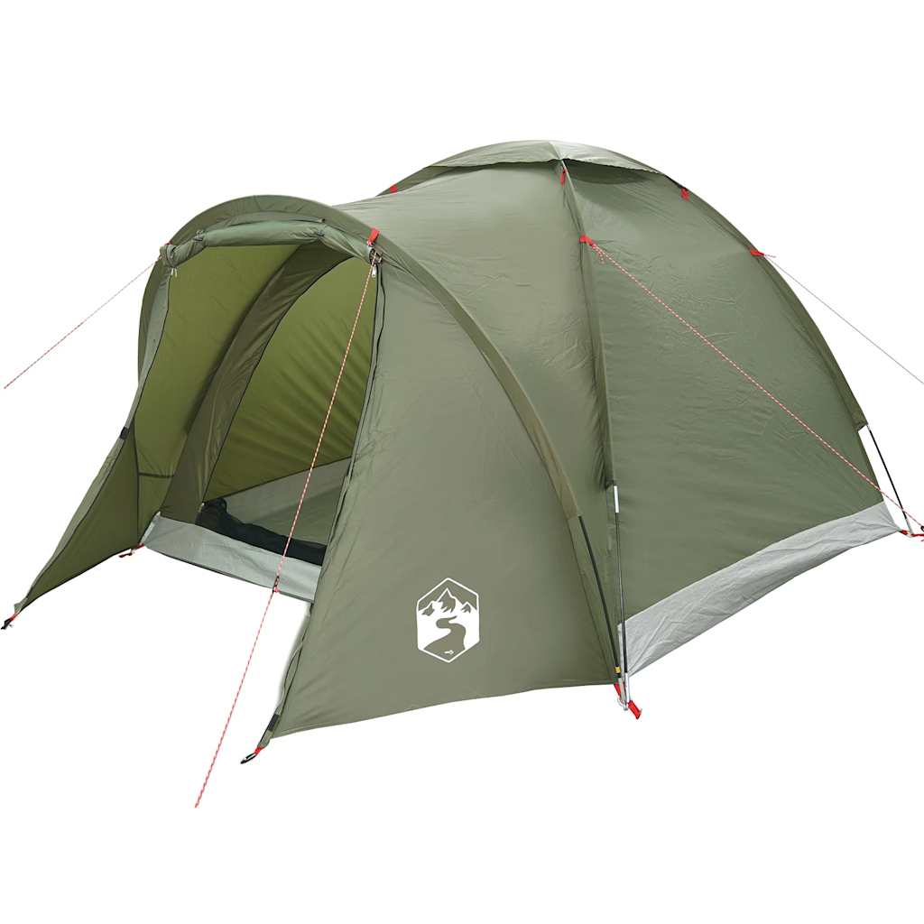 vidaXL Fishing Tent 2-Person Olive Green Waterproof - 37123