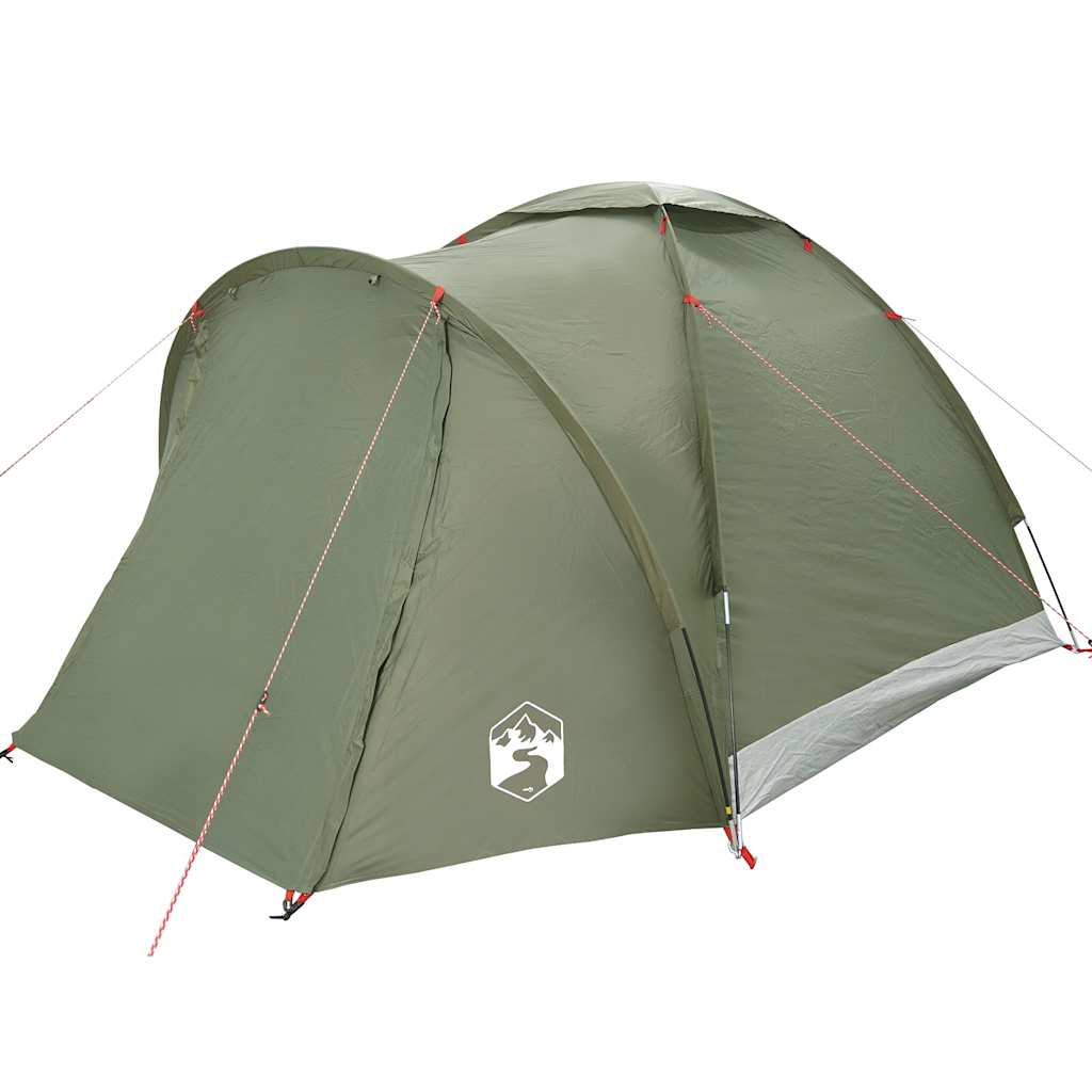 vidaXL Fishing Tent 2-Person Olive Green Waterproof - 37123