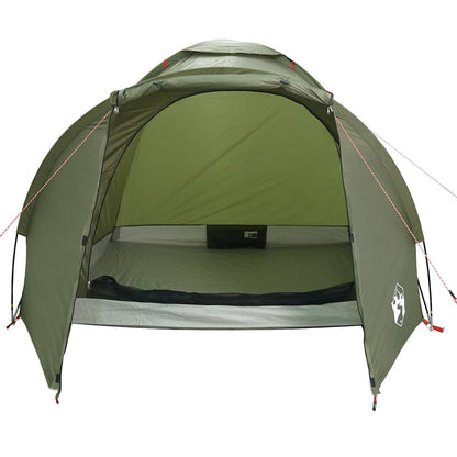 vidaXL Fishing Tent 2-Person Olive Green Waterproof - 37123