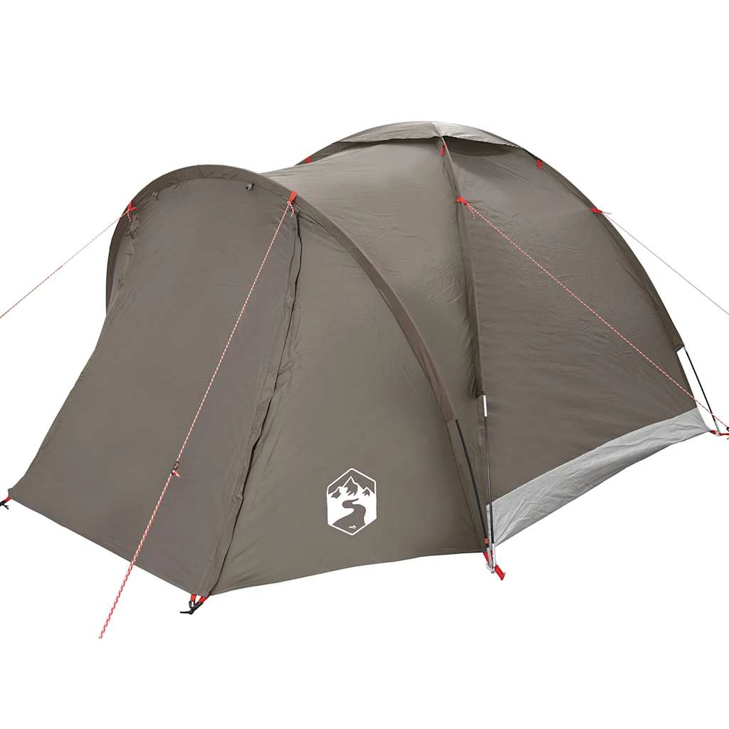 vidaXL Fishing Tent 2-Person Brown Waterproof - 37127