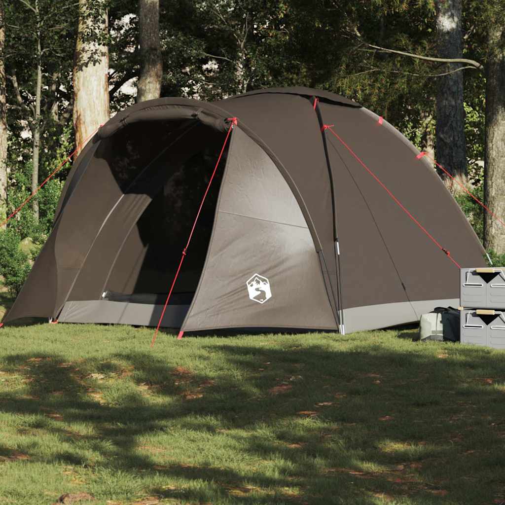 vidaXL Fishing Tent 2-Person Brown Waterproof - 37127