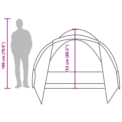 vidaXL Fishing Tent 2-Person Camouflage Waterproof - Multicolour - 37128