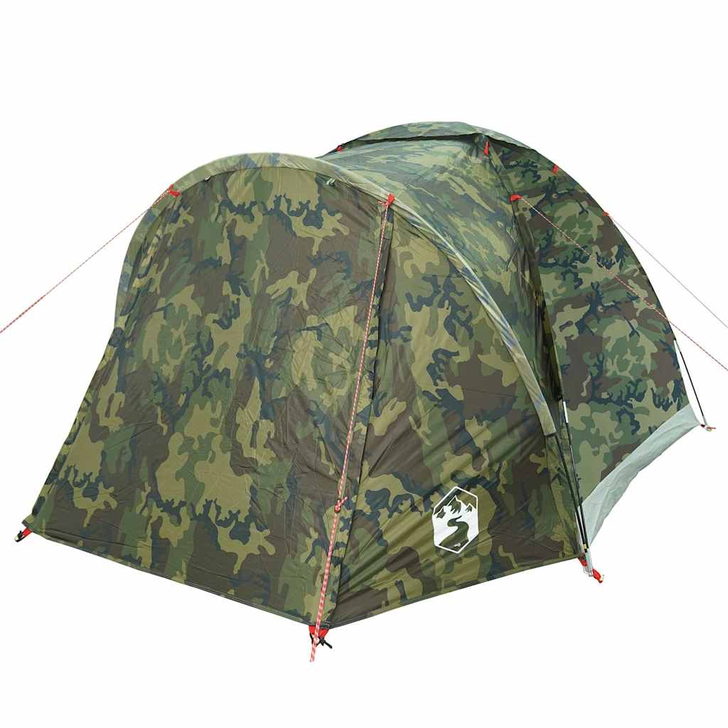 vidaXL Fishing Tent 2-Person Camouflage Waterproof - Multicolour - 37128