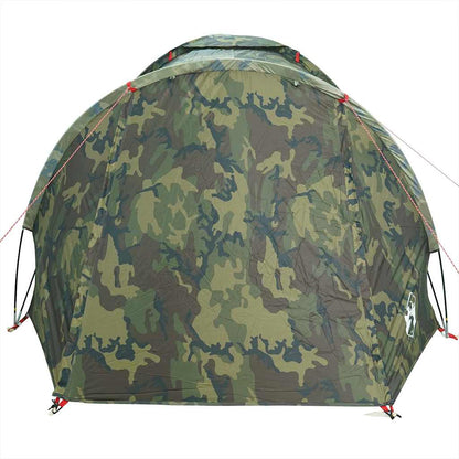 vidaXL Fishing Tent 2-Person Camouflage Waterproof - Multicolour - 37128
