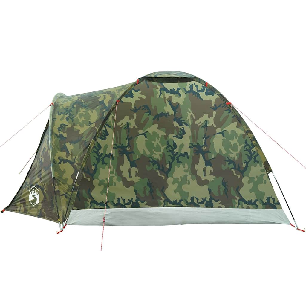 vidaXL Fishing Tent 2-Person Camouflage Waterproof - Multicolour - 37128