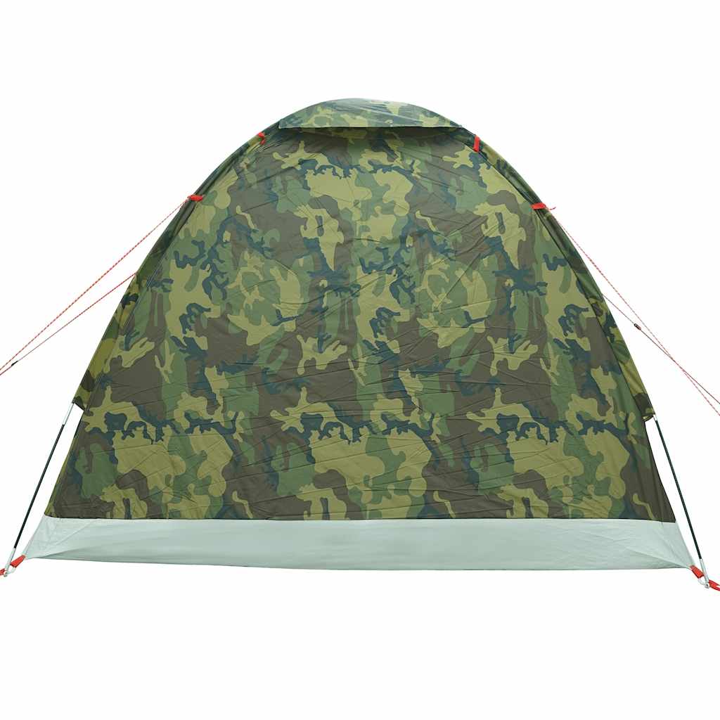 vidaXL Fishing Tent 2-Person Camouflage Waterproof - Multicolour - 37128