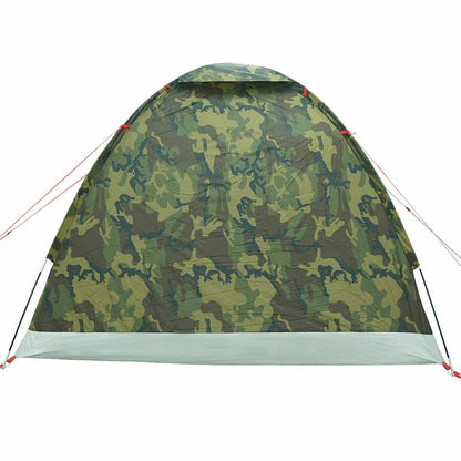 vidaXL Fishing Tent 2-Person Camouflage Waterproof - Multicolour - 37128