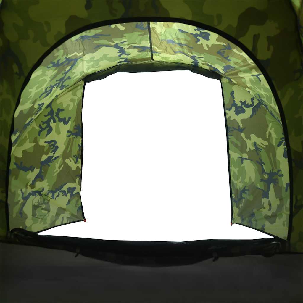 vidaXL Fishing Tent 2-Person Camouflage Waterproof - Multicolour - 37128
