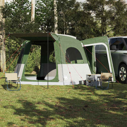 vidaXL Car Tent 4-Person Green Waterproof - 37155